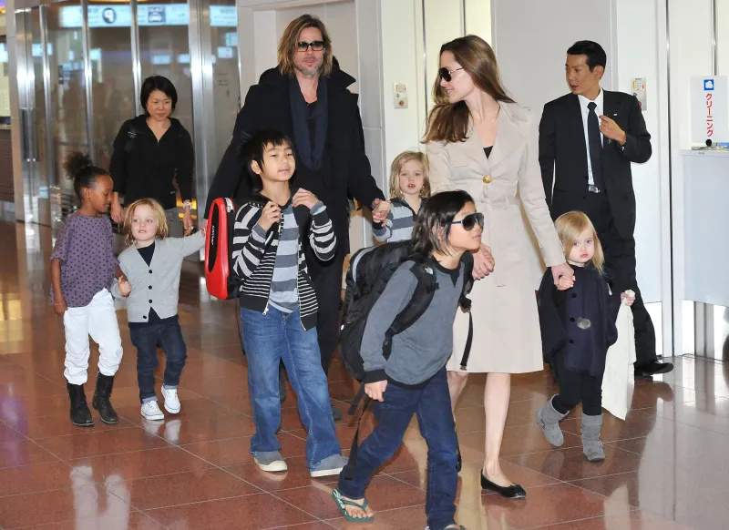 Znotraj partnerskega razmerja Angeline Jolie in Brada Pitta z njunimi 6 otroki