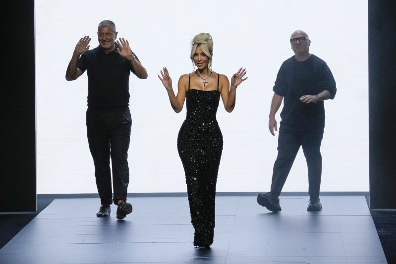   Kim Kardashian en el desfile de modas de Dolce & Gabbana: fotos