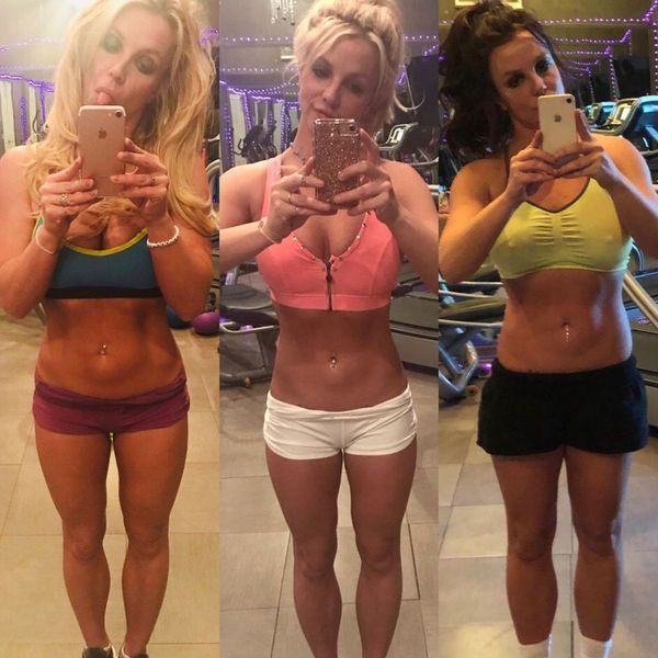 Britney Spears ostenta i suoi addominali in un selfie di allenamento (3)