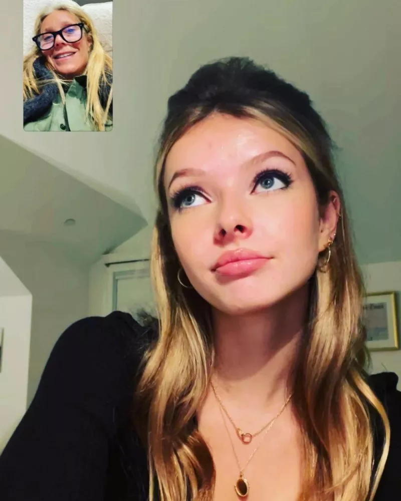   Gwyneth Paltrow, Apple Martin Vzácne fotky FaceTime