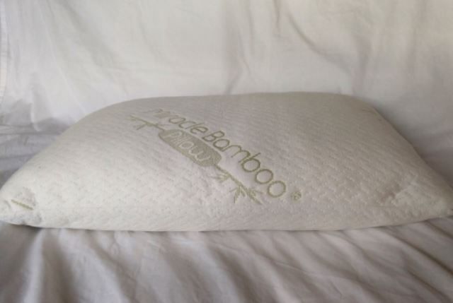 Teste do travesseiro de espuma viscoelástica original Miracle Bamboo Shredded